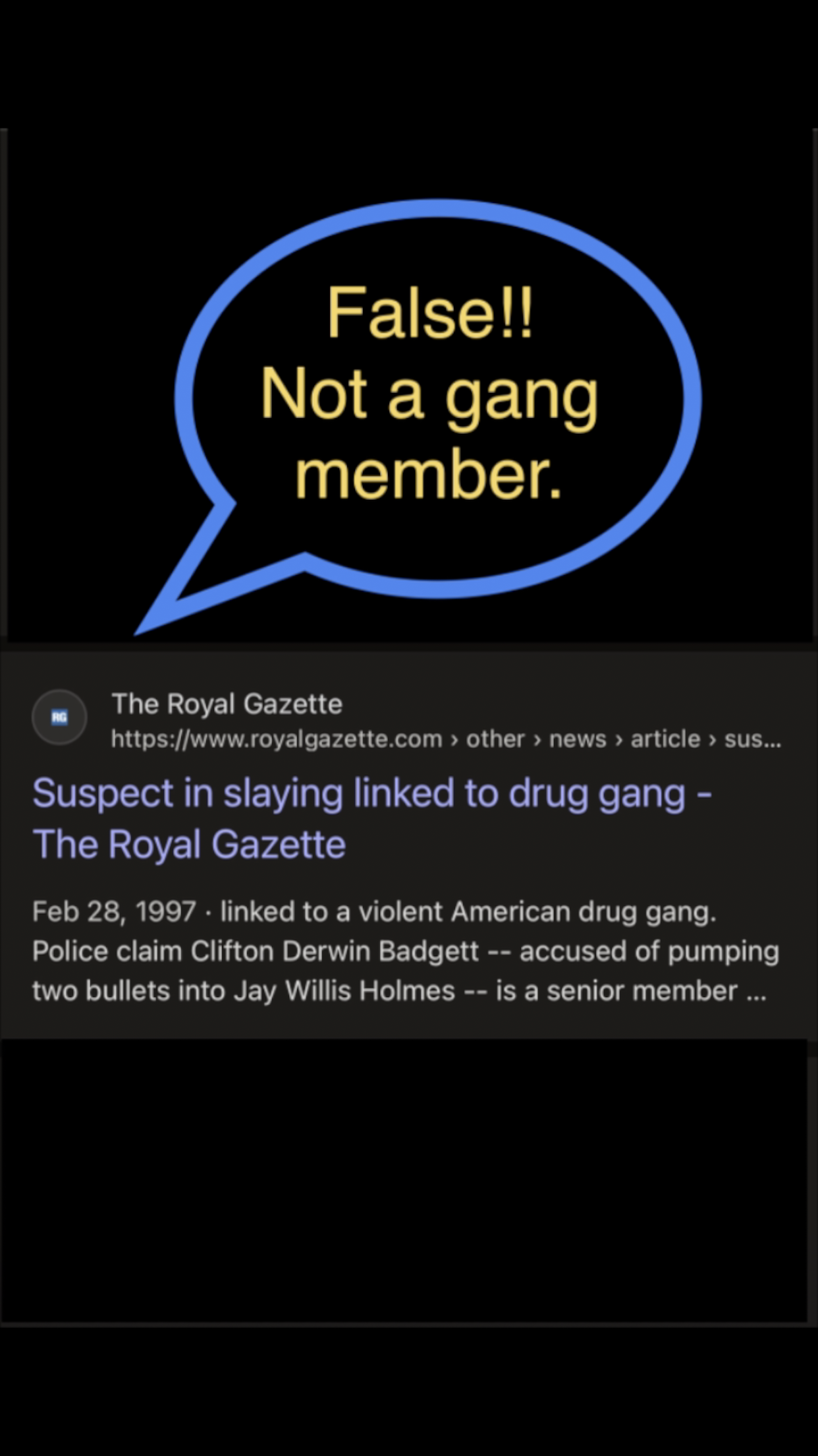 Not A Gang Member